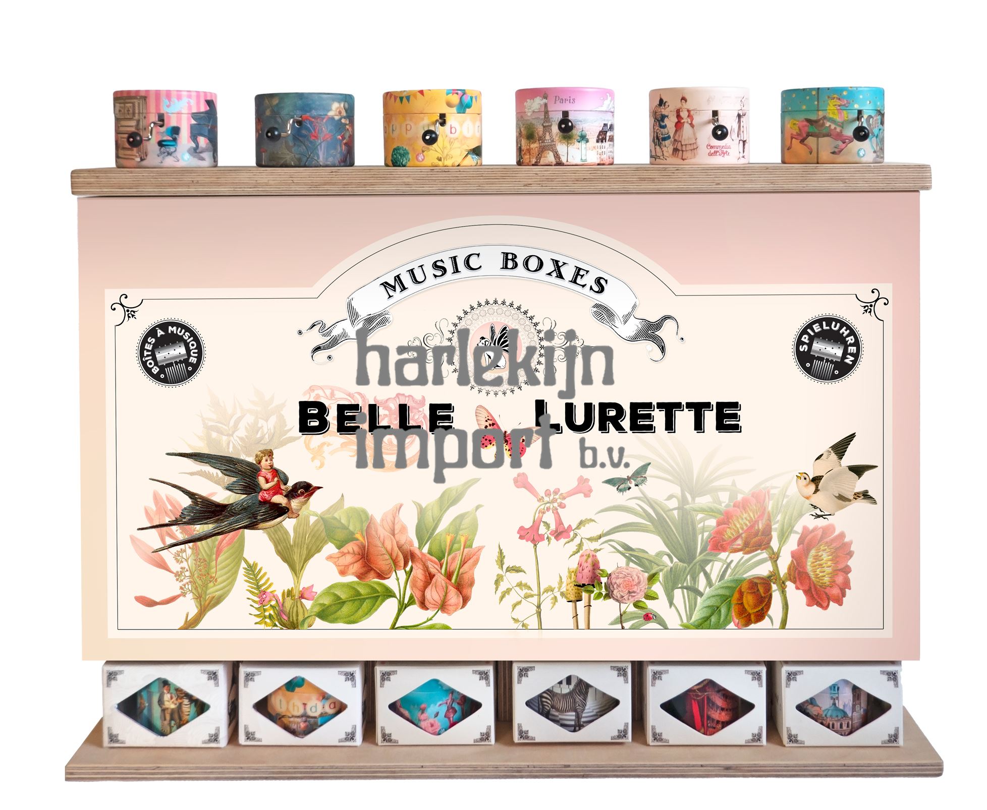 Muziekdozen van Belle Lurette.
