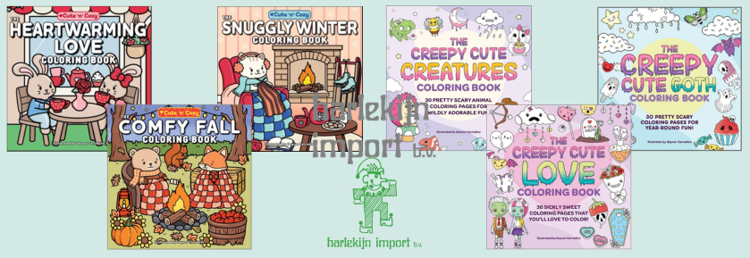 Brede collectie Cozy kleurboeken