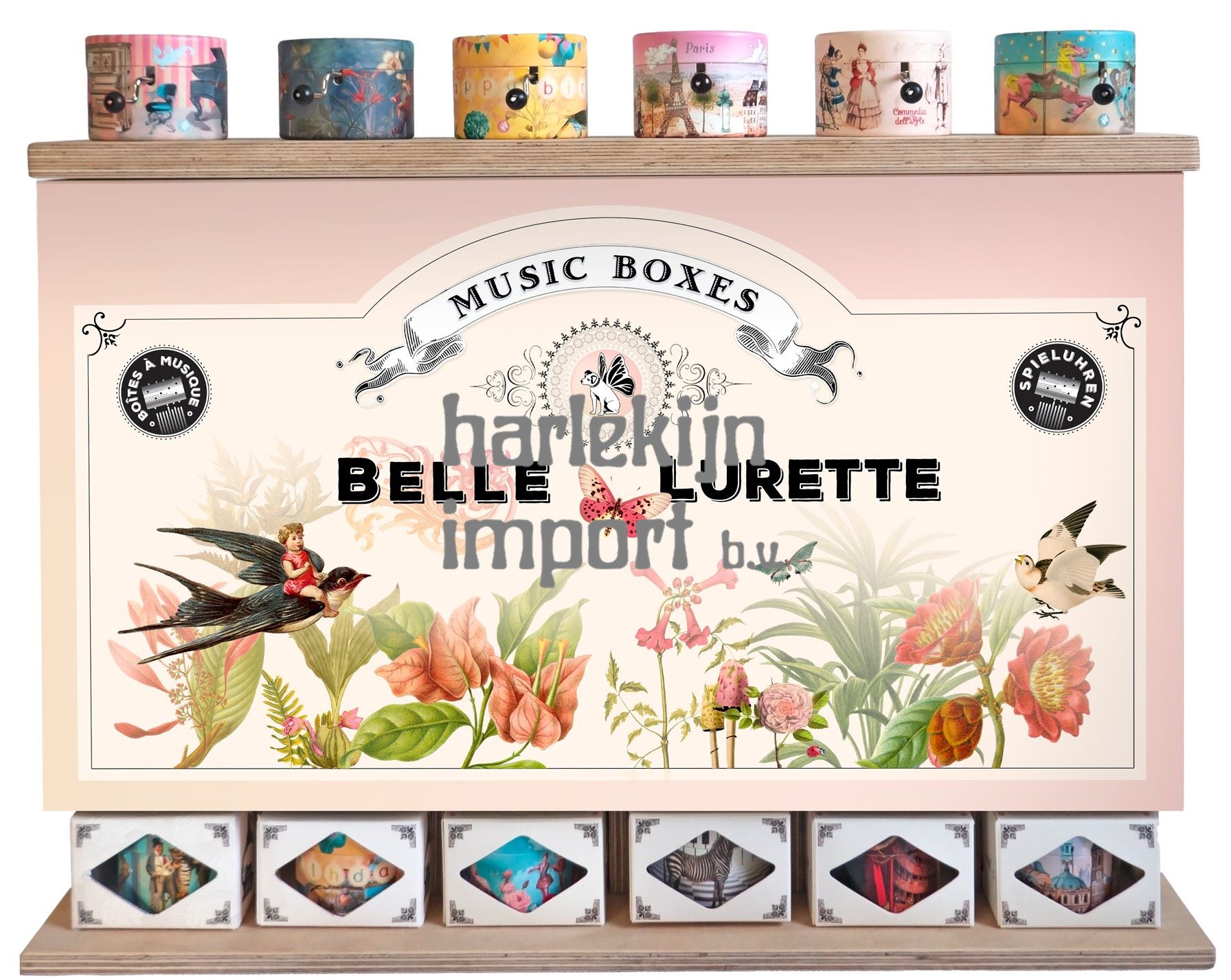 Muziekdozen van Belle Lurette.